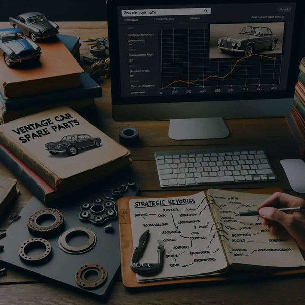 Comment développer une stratégie de référencement pour un site de vente de pièces détachées automobile vintage ?