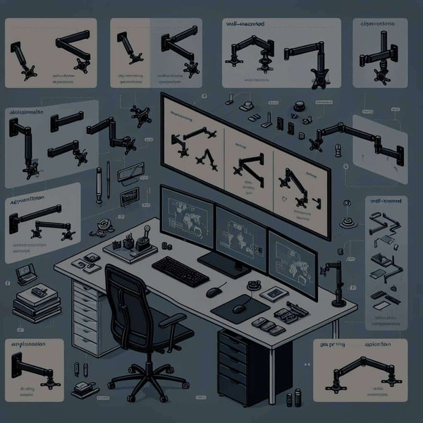 Comment choisir le bon type de bras de moniteur pour une configuration de bureau multi-écrans ?